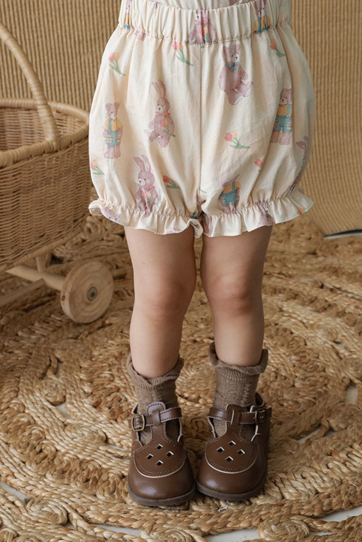 Bunny And Bear Bloomers | Beige