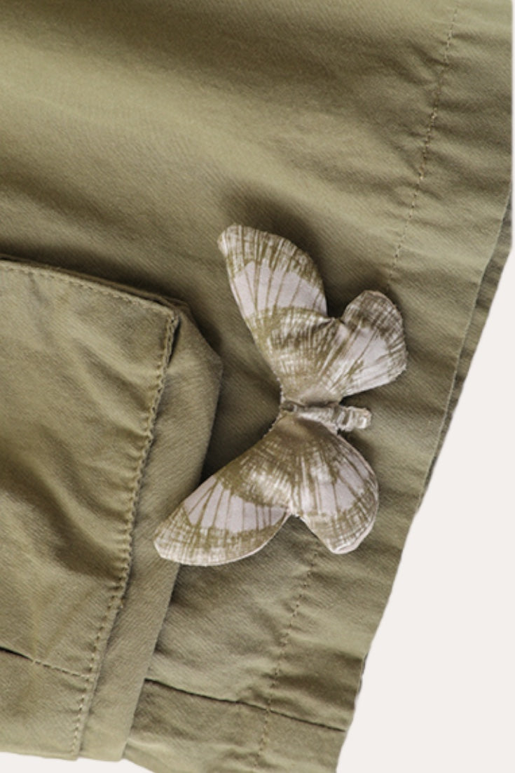 Butterfly Shorts | Khaki