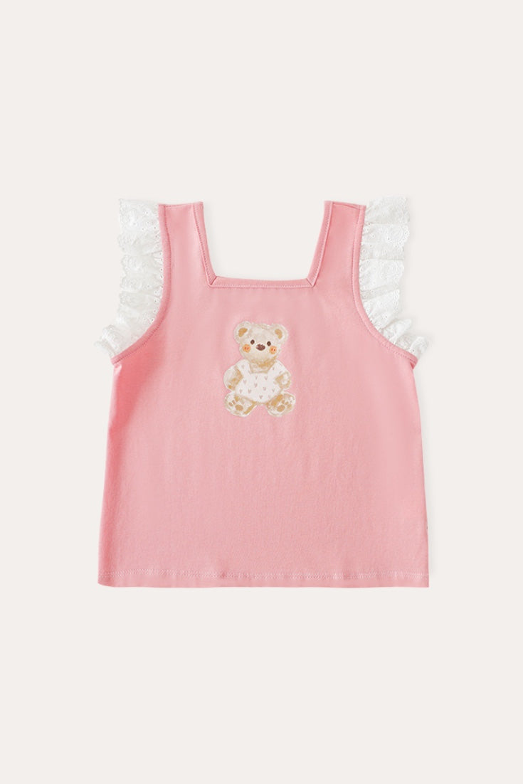 Teddy Bear Top | Pink