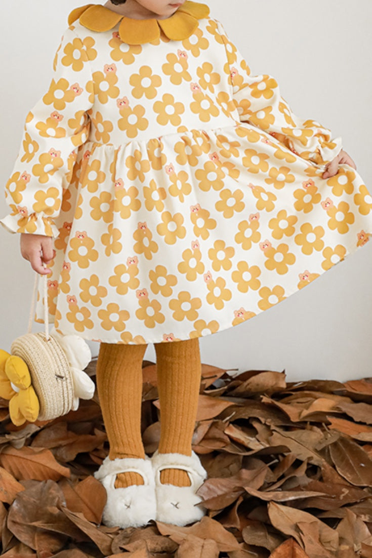 Sunshine Bear Dress | Yellow