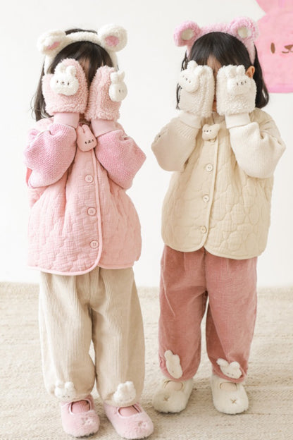 Bunny Mittens | Pink