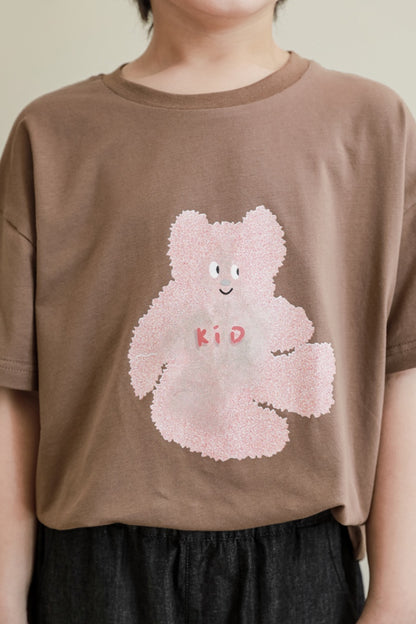 Teddy Kid T-shirt | Brown