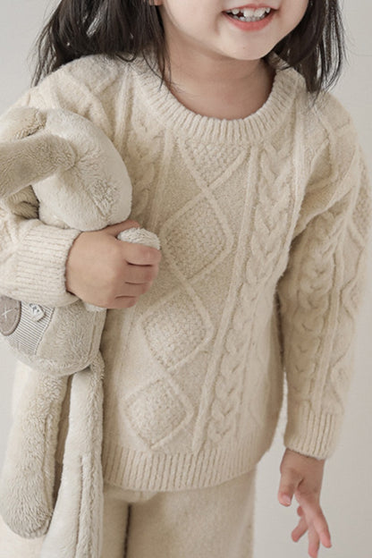 Ninam Knit Sweater & Knit Pants | Beige