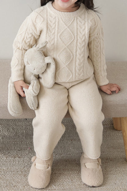 Ninam Knit Sweater & Knit Pants | Beige