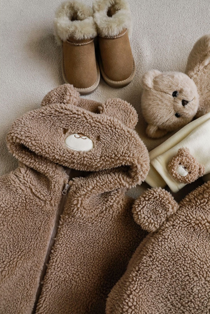 Teddy Bear Tousers | Brownish Grey