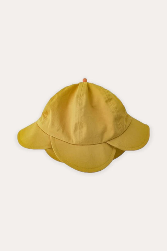 Flower Cotton Hats | Yellow