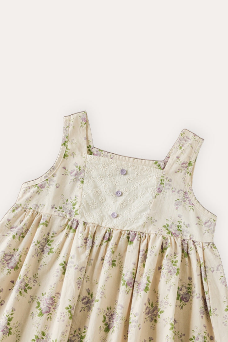 Laflo Floral Dress | Beige
