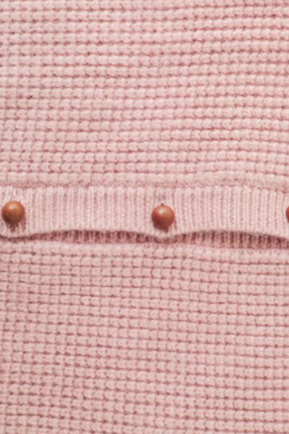   Rustina knit Cardigan Jacket | Pink
