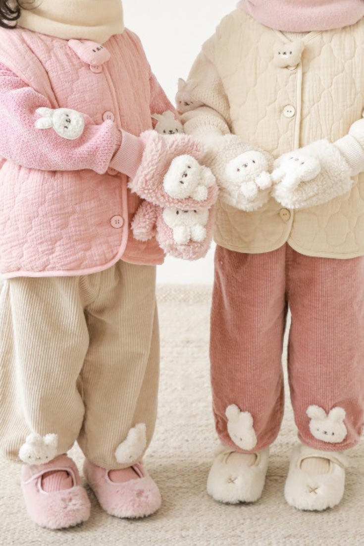 Bunny Mittens | Pink