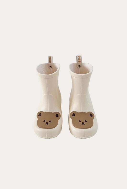 Bear Rubber Rain Boots | Beige