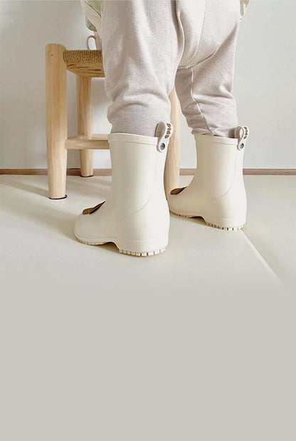 Bear Rubber Rain Boots | Beige