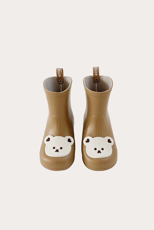 Bear Rubber Rain Boots | Brown