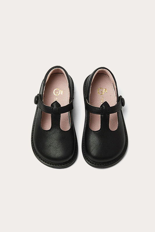 Casual Leather Shoes | Matte Black
