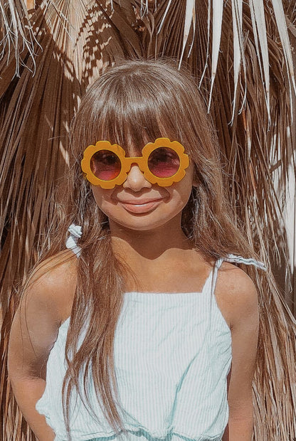 Flower Kids Sunglasses | Yellow
