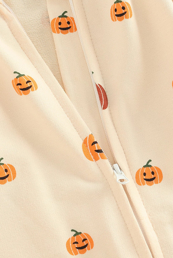 Halloween Baby Jumpsuit | Pumpkin Pattern