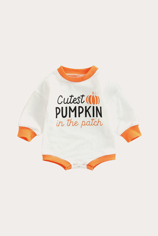 Halloween Baby Romper Long Sleeve | Cutest Pumpkin