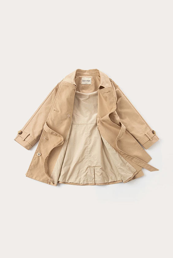 Khaki Pockets Coat