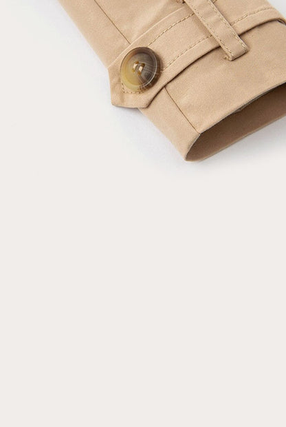 Khaki Pockets Coat