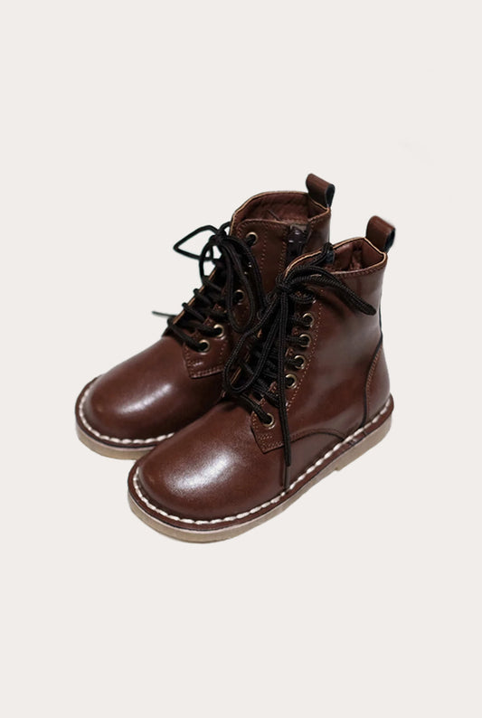 Leather Martin Boots