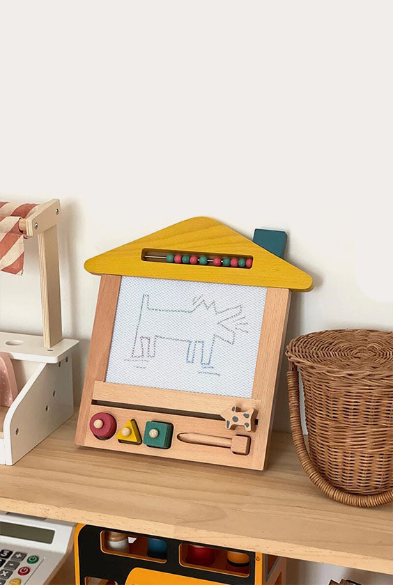 Magnetic Wooden Retro Drawing Board