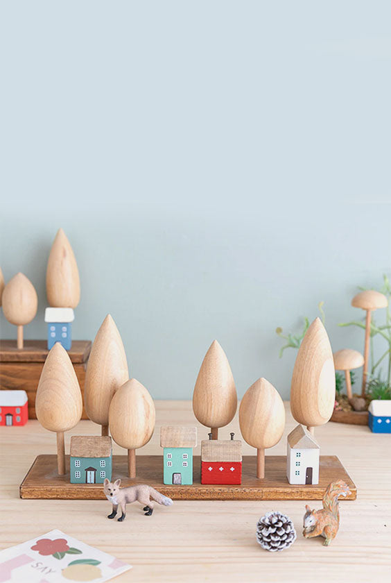 Nordic Waldorf Wooden Toys | Forest & House