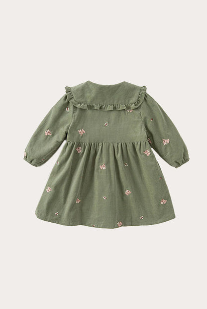 Princess Dress Long-Sleeve Ruffle