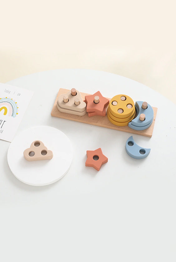 Silicone Geometric Toys Set