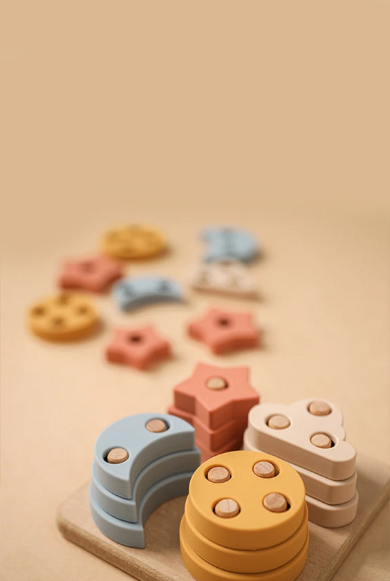 Silicone Geometric Toys Set