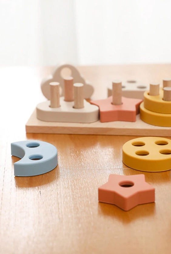 Silicone Geometric Toys Set