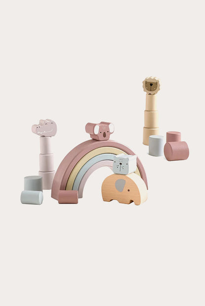 Wooden Building Balance Toys | Elephant Balance