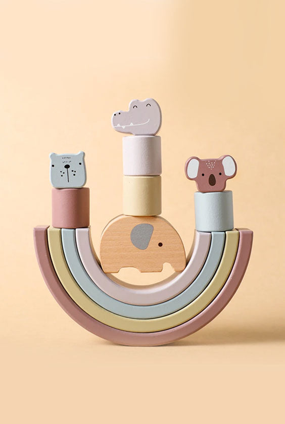 Wooden Building Balance Toys | Elephant Balance