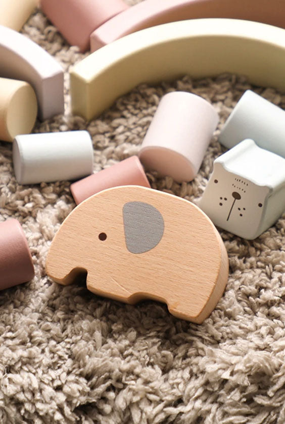 Wooden Building Balance Toys | Elephant Balance