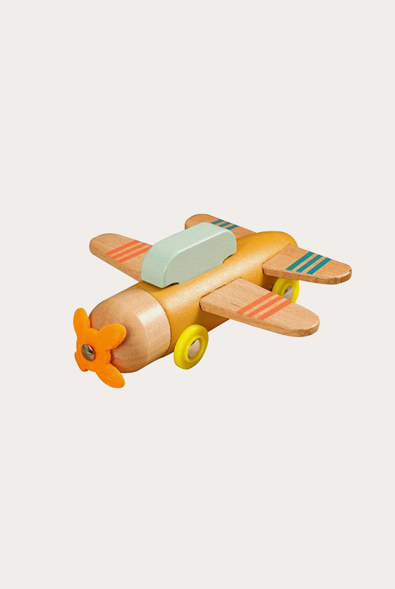 Wooden Building Blocks Toy | Airplane Glider