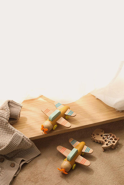 Wooden Building Blocks Toy | Airplane Glider