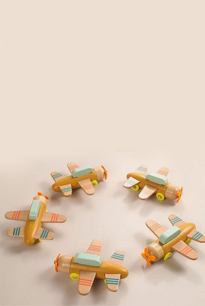 Wooden Building Blocks Toy | Airplane Glider