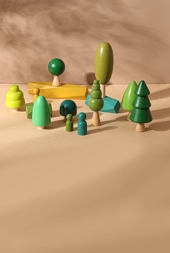 Wooden Building Blocks | Forest Trees