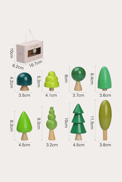 Wooden Building Blocks | Forest Trees