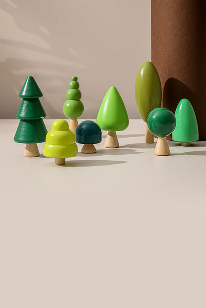 Wooden Building Blocks | Forest Trees