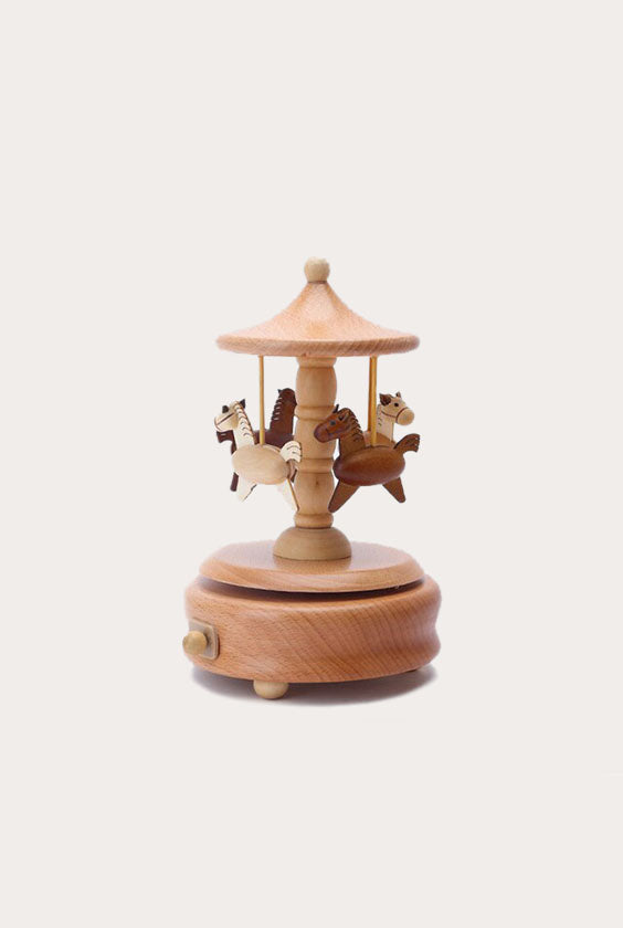 Wooden Carousel Musical Box | Carousel