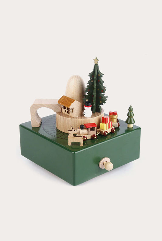 Wooden Creative Music Box | Christmas Tree