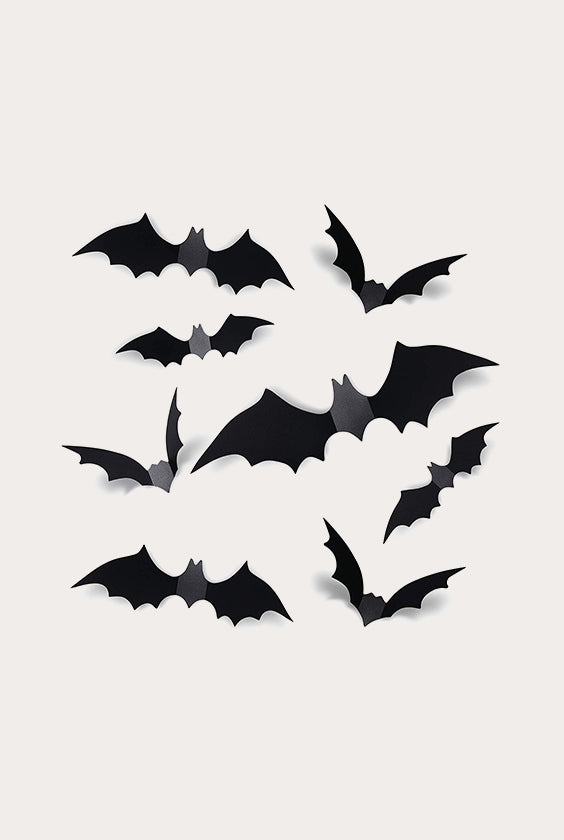 Halloween Decoration 3D Black PVC Bat