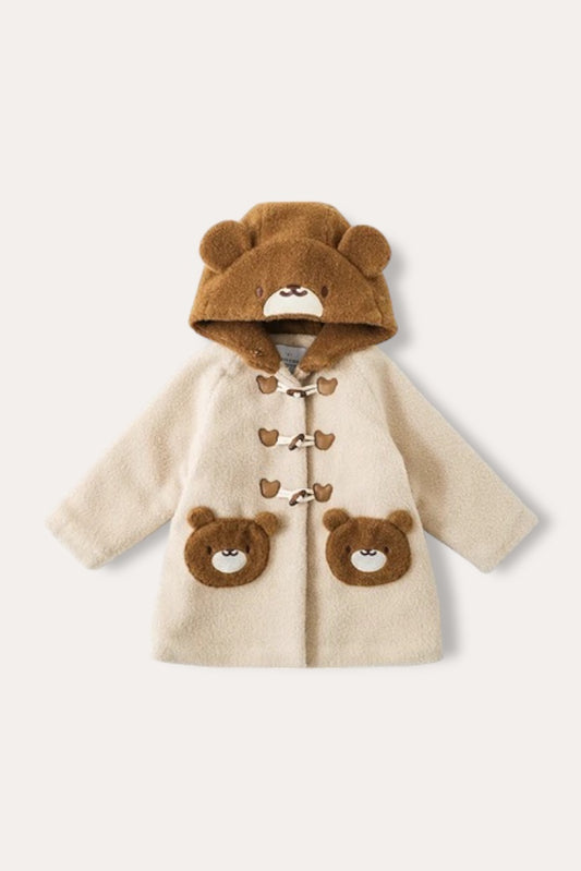 Teddy Bear Jacket Warmer | Milk Tea Brown