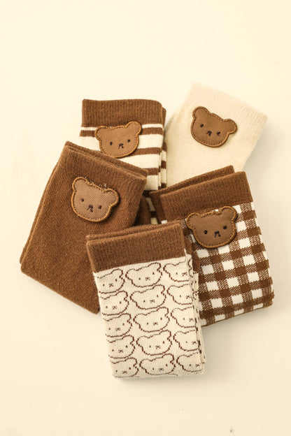 Bear Socks | Brown