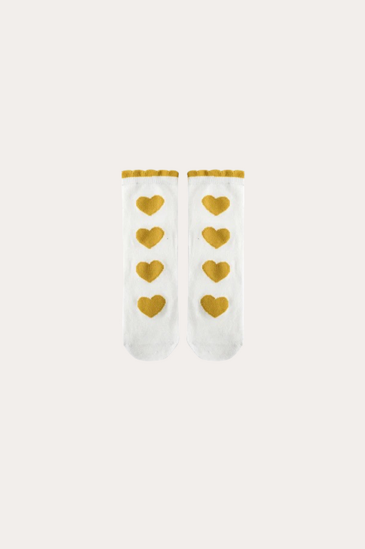 Heart Socks | Yellow