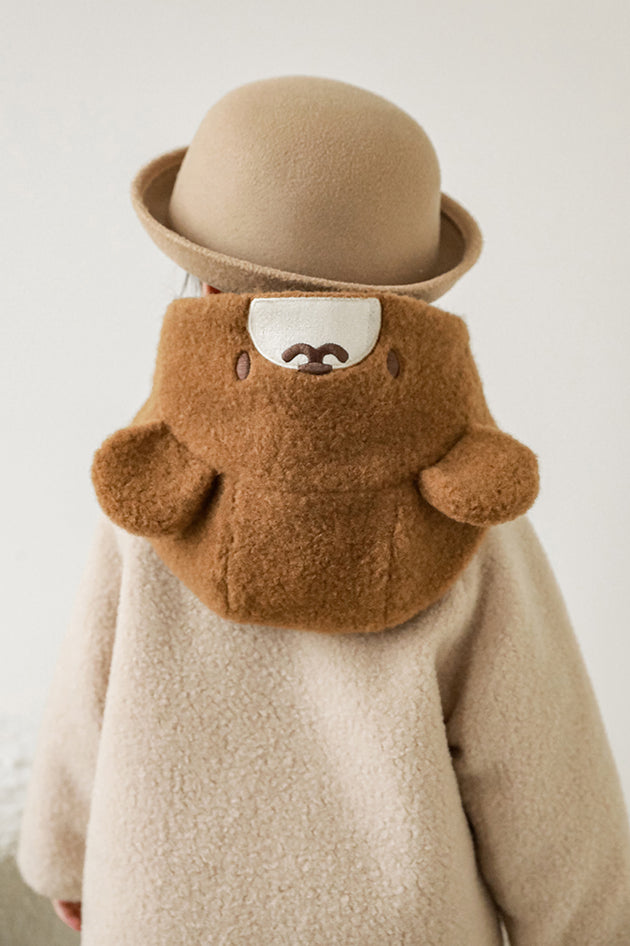 Teddy Bear Jacket Warmer | Milk Tea Brown