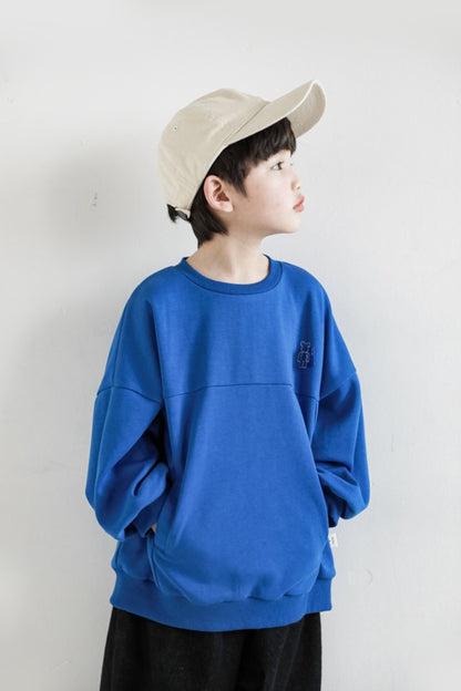 Bear Sweatshirt | Blue