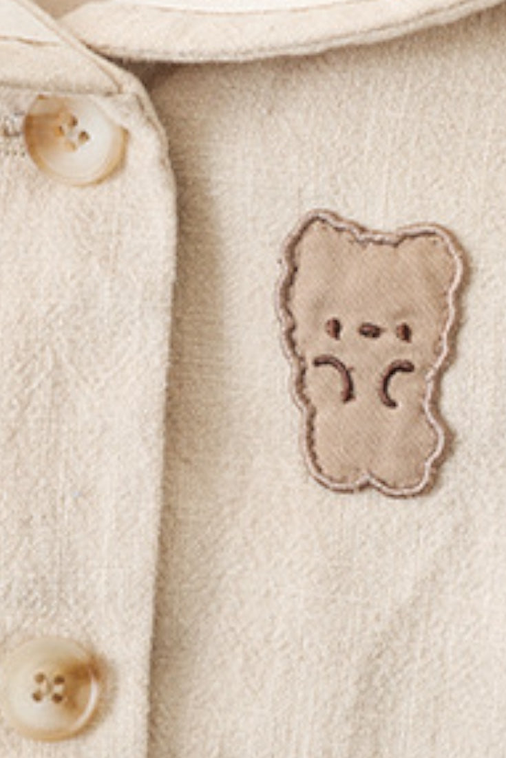 Bear Linen Coat | Beige