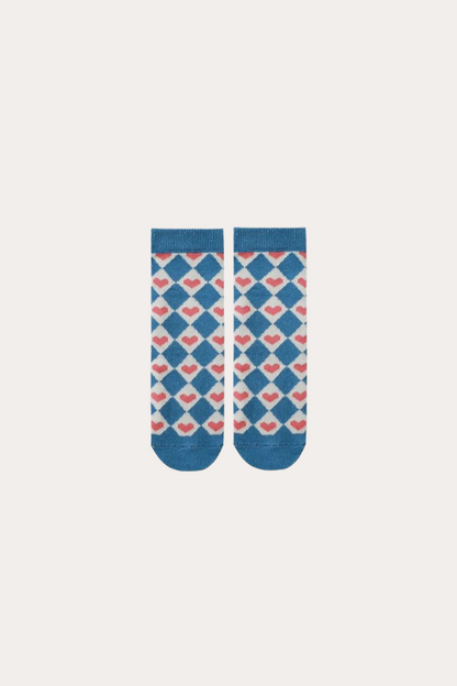 Heart Socks | Blue