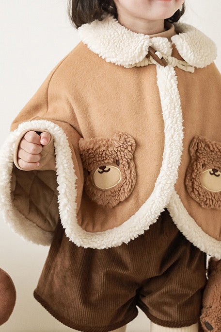 Teddy Bear Cloak | Khaki