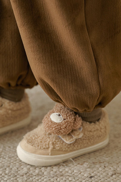 Teddy Bear Sneakers | Khaki